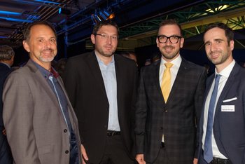 Wilfried Blaschke (Employer Relations Manager Lenzing AG), Wolfgang Spitzenberger (Energie AG), Manfred Luger (Haidlmair GmbH), Bertram Klinger (Geschäftsführung TRESCON)
