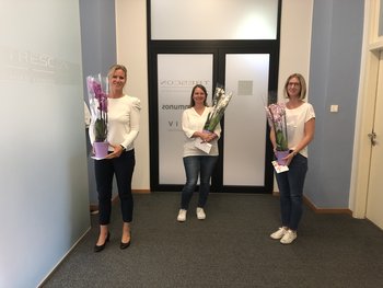 Foto von den Gewinnerinnen