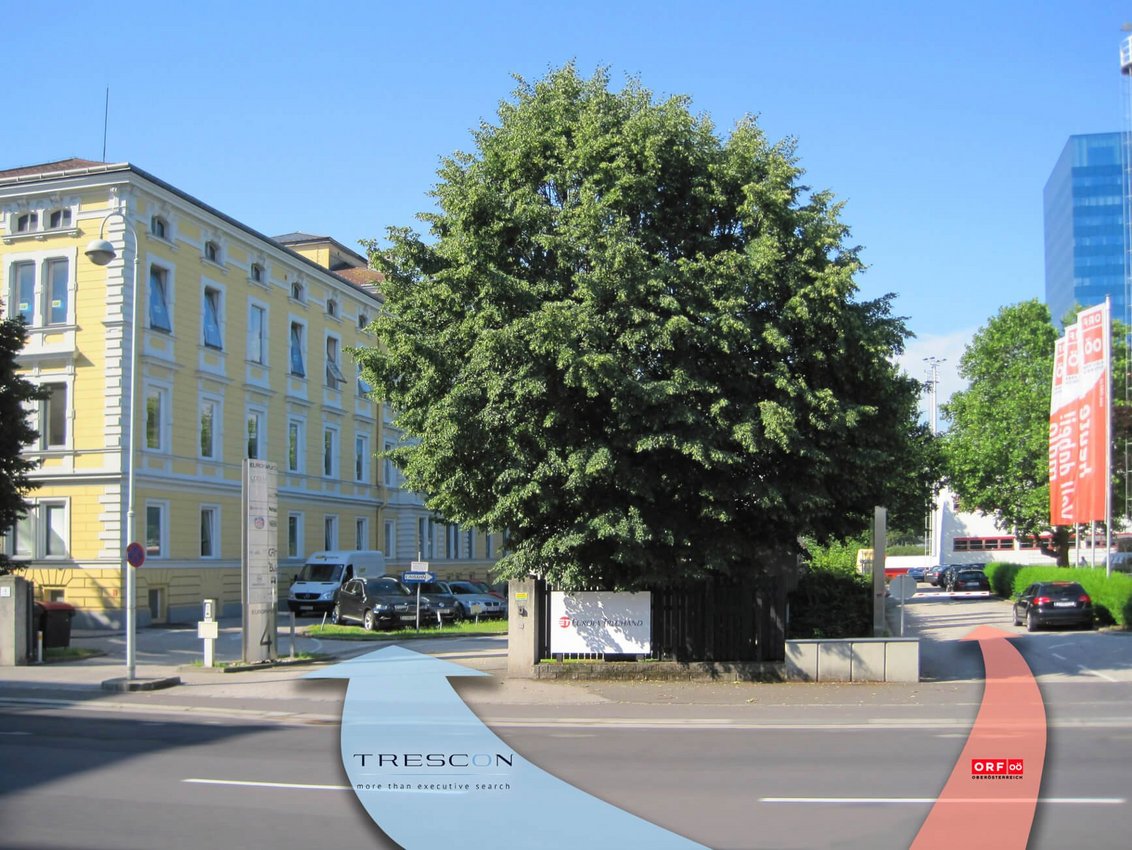 Zufahrt TRESCON Linz