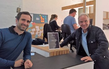 Coding Workshop mit coolen Tools für Bernhard Winkler und Bertram Klinger in Berlin.