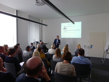 v.l.n.r. Bertram Klinger (TRESCON), Thomas Schweiger (Dataprotect), Verena Steinbichler und Bernhard Winkler (beide TRESCON)