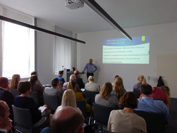 v.l.n.r. Bertram Klinger (TRESCON), Thomas Schweiger (Dataprotect), Verena Steinbichler und Bernhard Winkler (beide TRESCON)